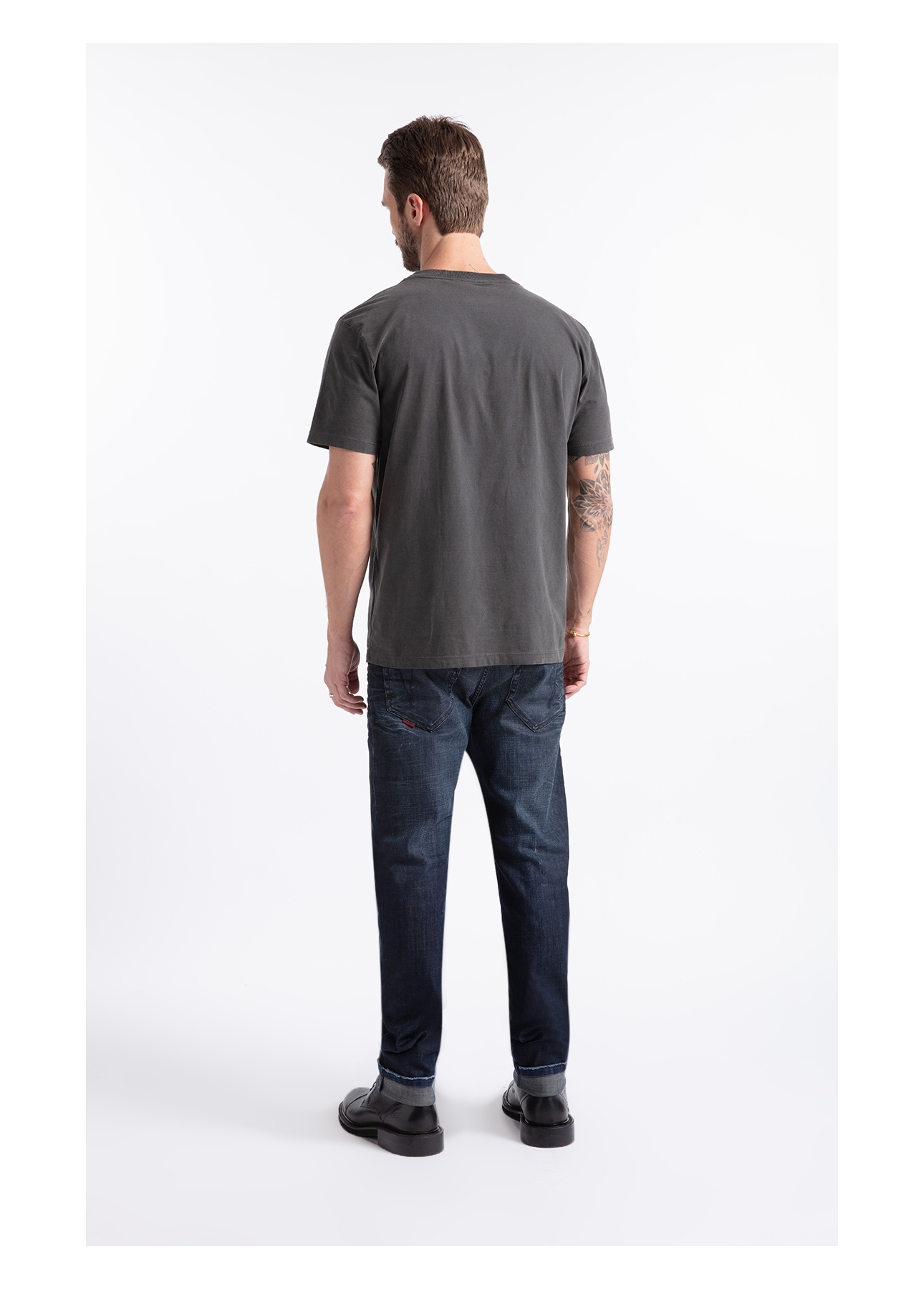 T-Shirt Washed Owll Preto