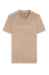 T-Shirt Washed Quality Capuccino