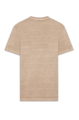 T-Shirt Washed Quality Capuccino