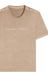 T-Shirt Washed Quality Capuccino