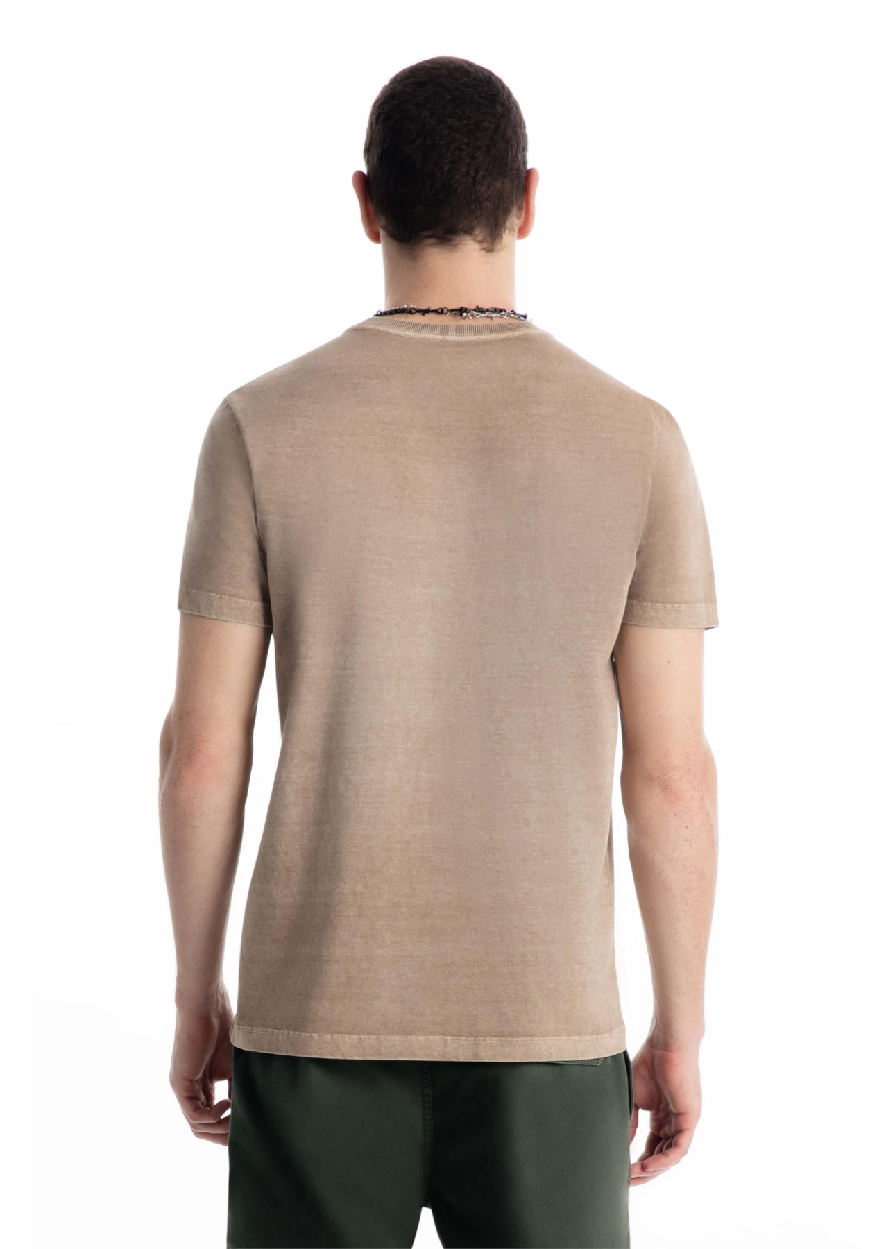 T-Shirt Washed Quality Capuccino