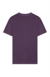 T-Shirt Washed Quality Old Purple