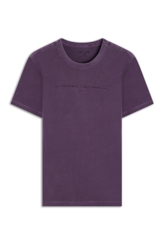T-Shirt Washed Quality Old Purple