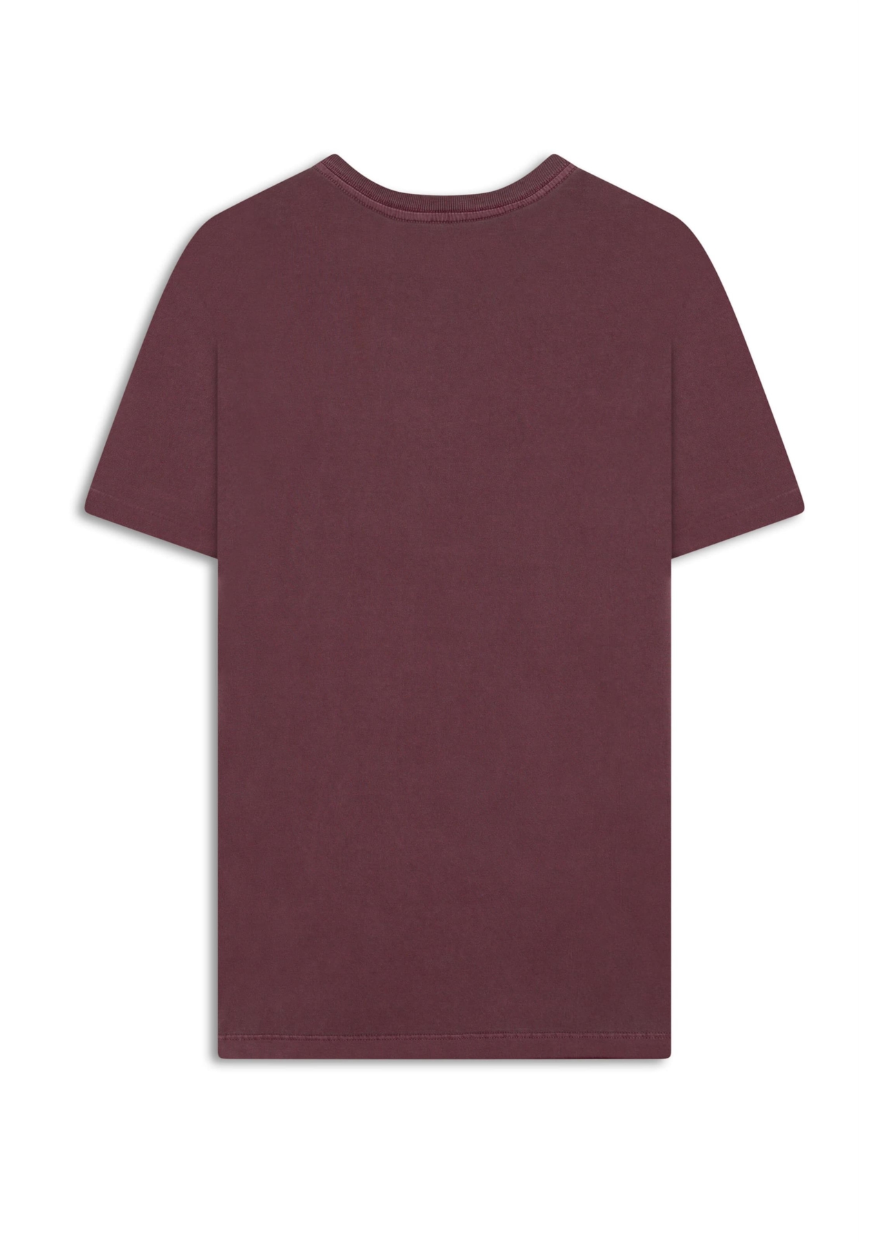 T-Shirt Washed Racing Star Bordeaux