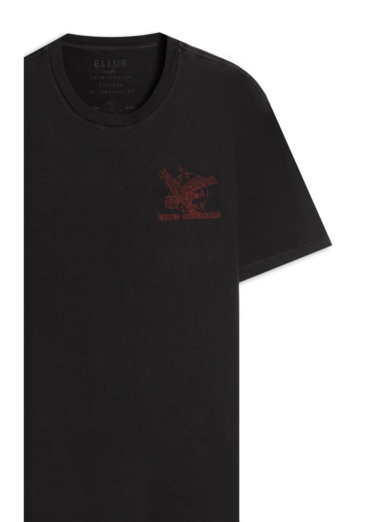 T-Shirt Washed Road Tour Preto