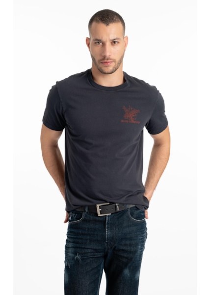 T-Shirt Washed Road Tour Preto