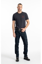 T-Shirt Washed Road Tour Preto