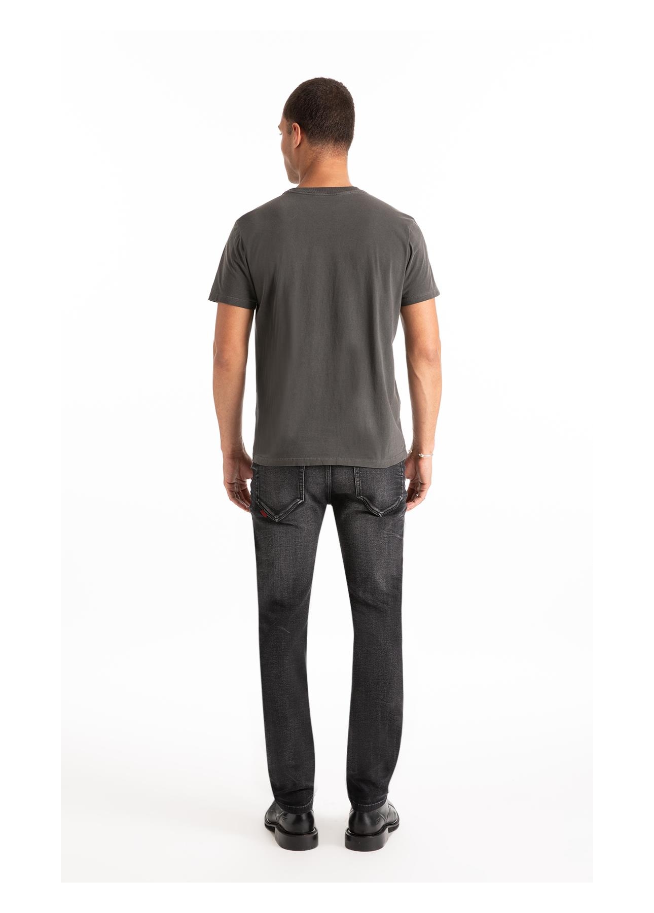 T-Shirt Washed Snake Engine Preto