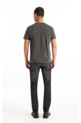 T-Shirt Washed Snake Engine Preto