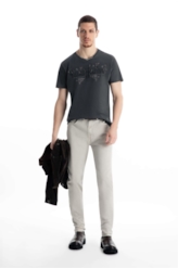 T-Shirt Washed Texas Holden Preto