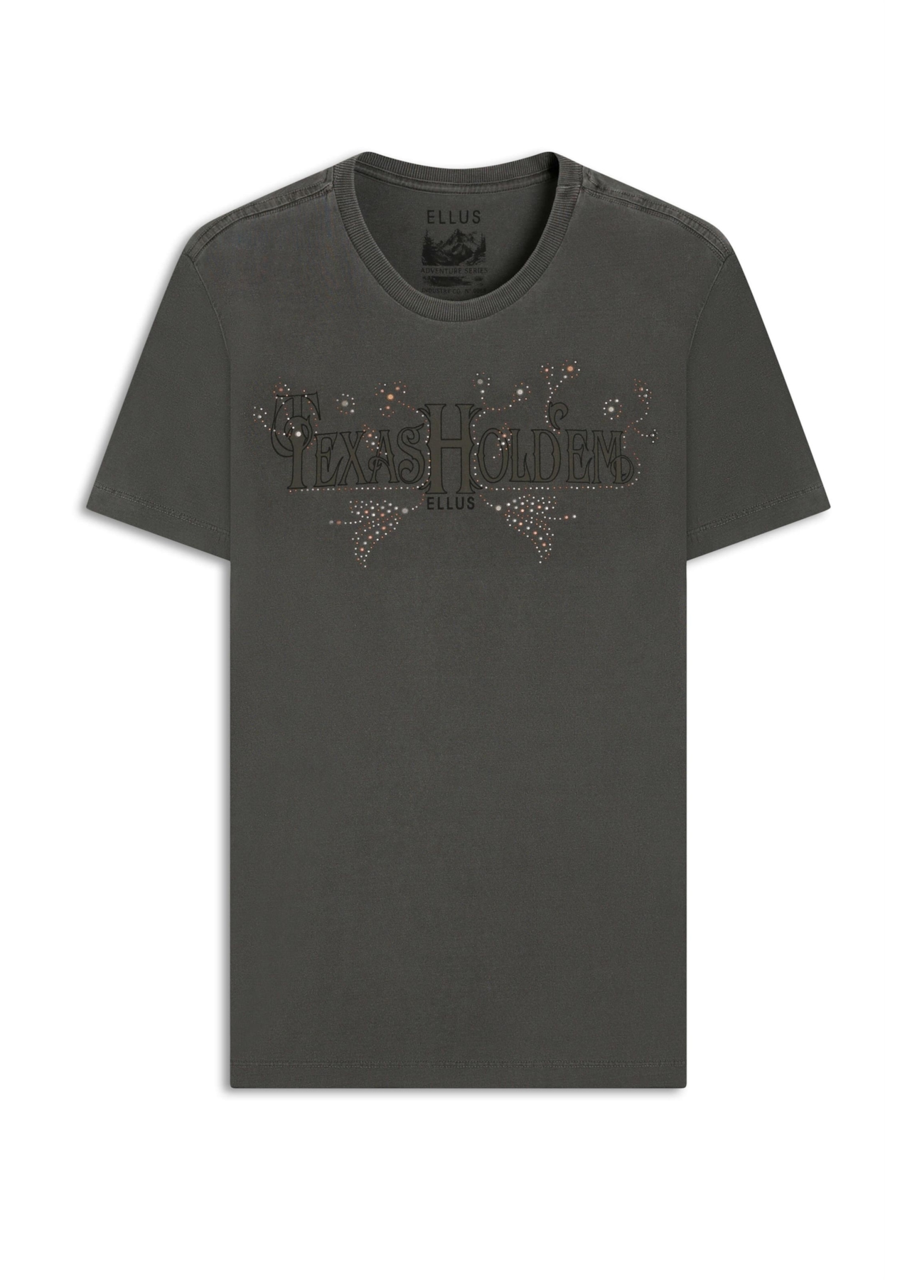 T-Shirt Washed Texas Holden Preto