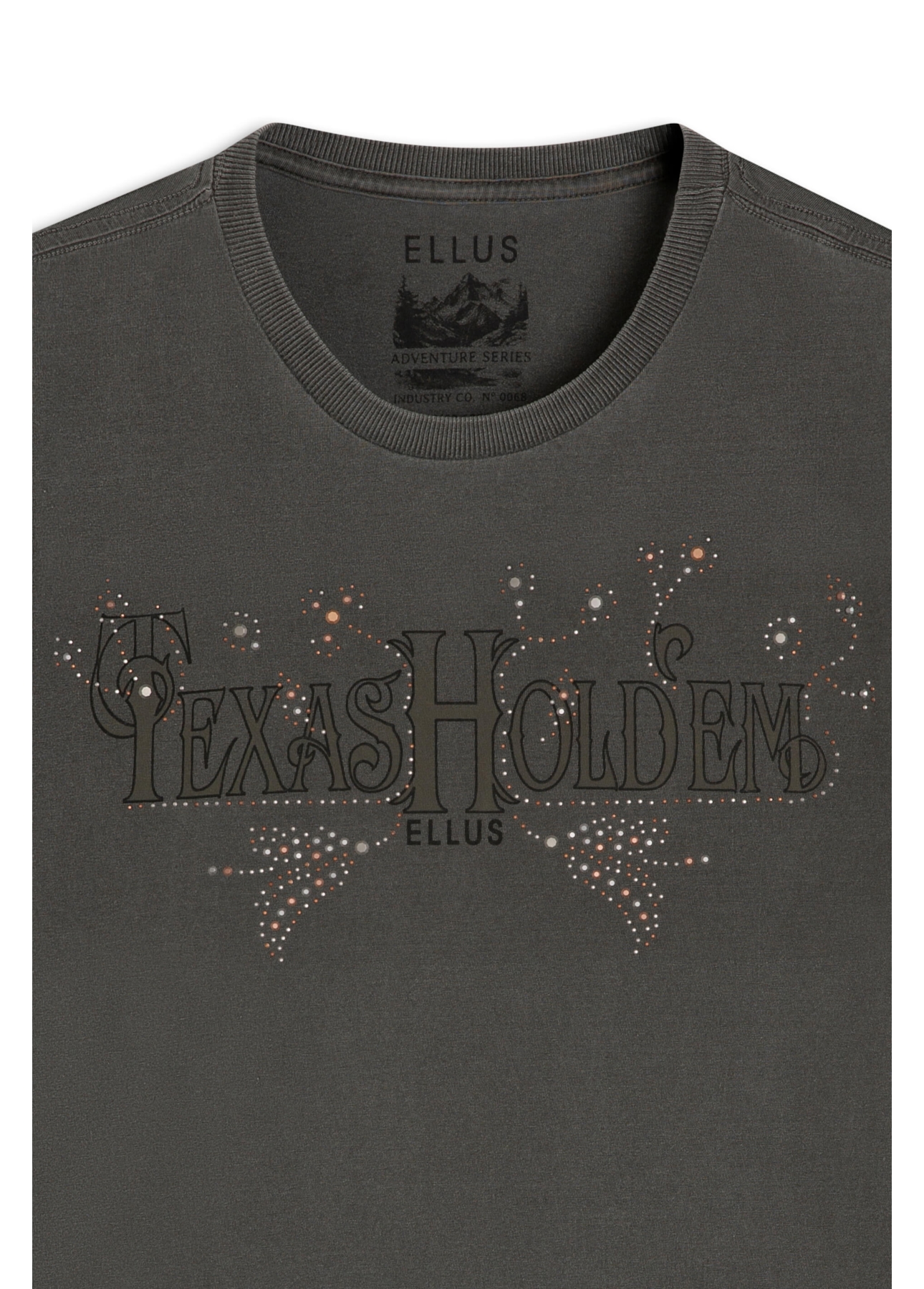T-Shirt Washed Texas Holden Preto