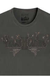 T-Shirt Washed Texas Holden Preto