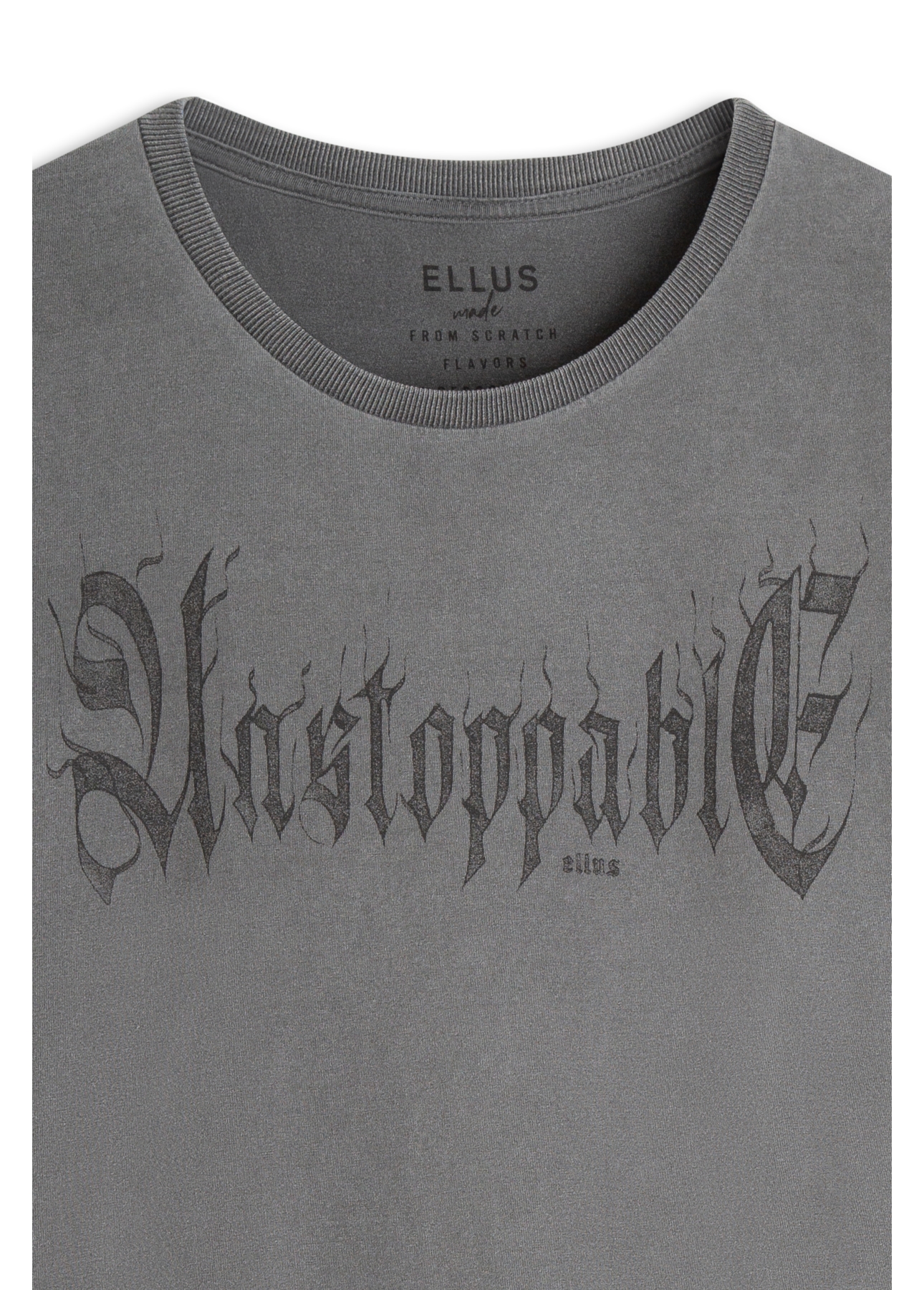 T-Shirt Washed Unstoppable Classic Preto