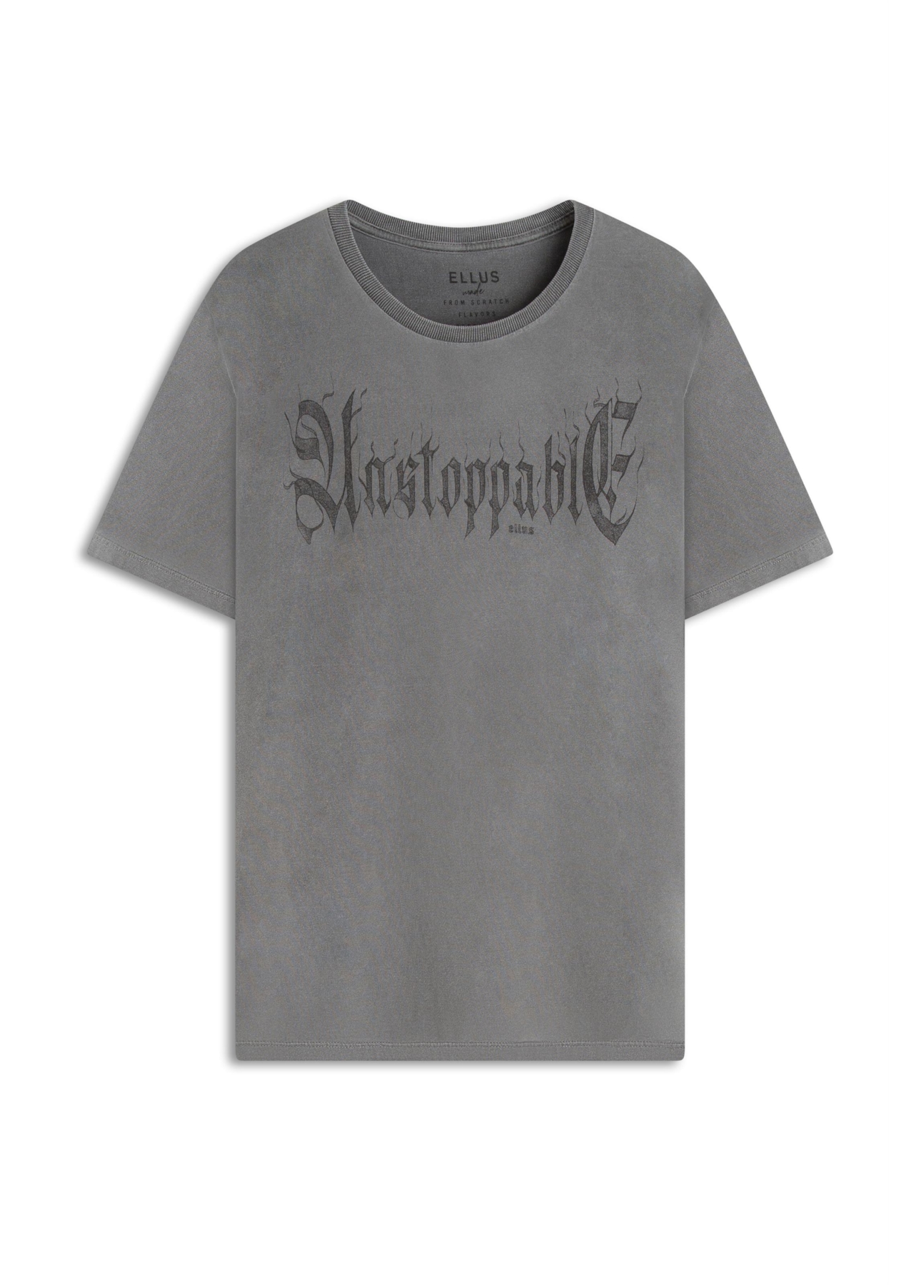 T-Shirt Washed Unstoppable Classic Preto
