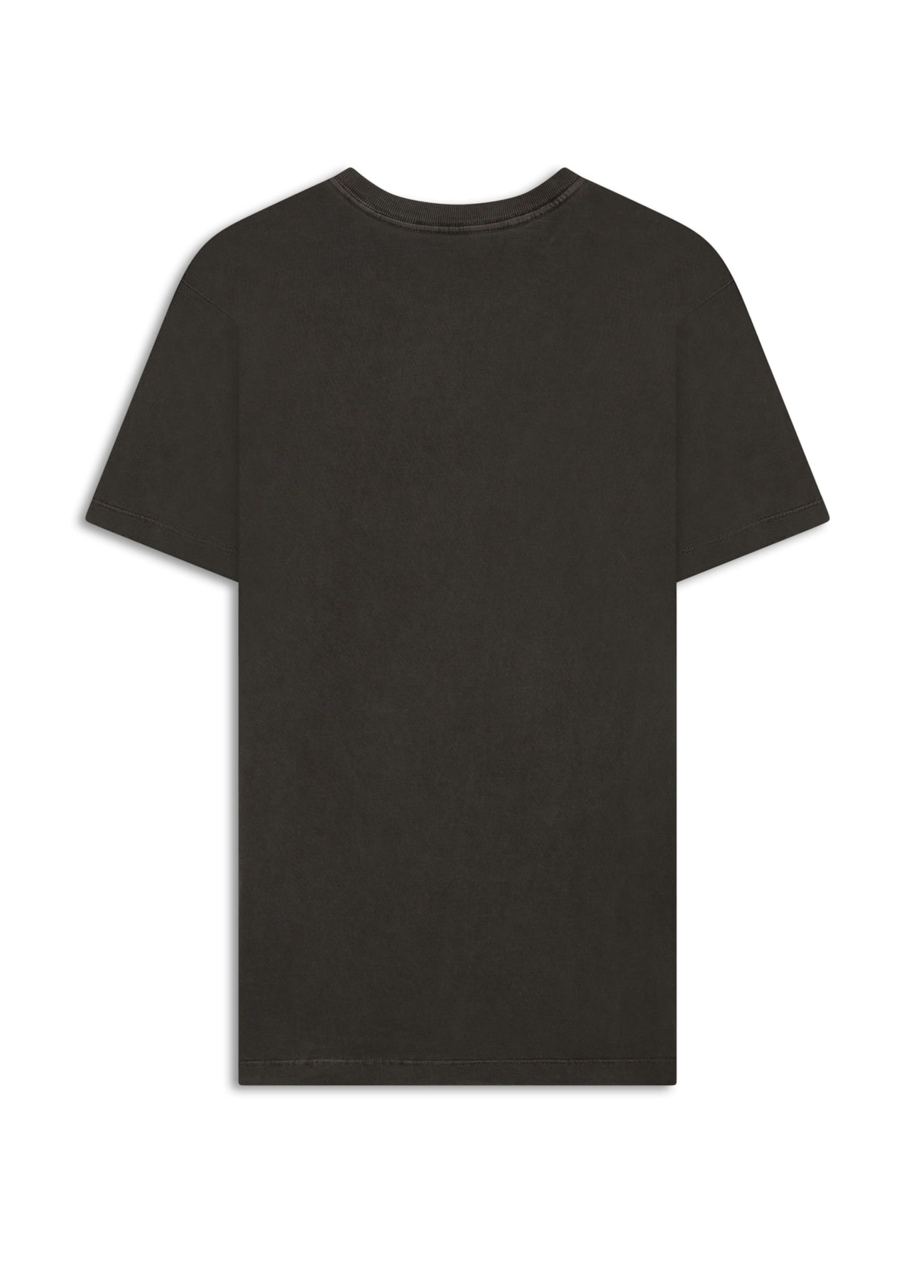 T-Shirt Washed White Horse Preto