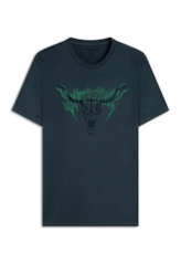 T-Shirt West Bull Classic Verde Petroleo