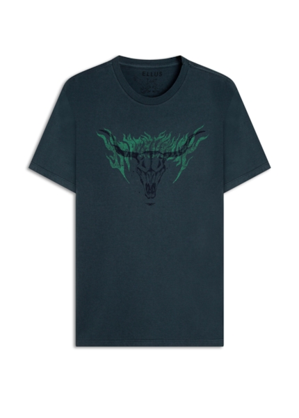 T-Shirt West Bull Classic Verde Petroleo