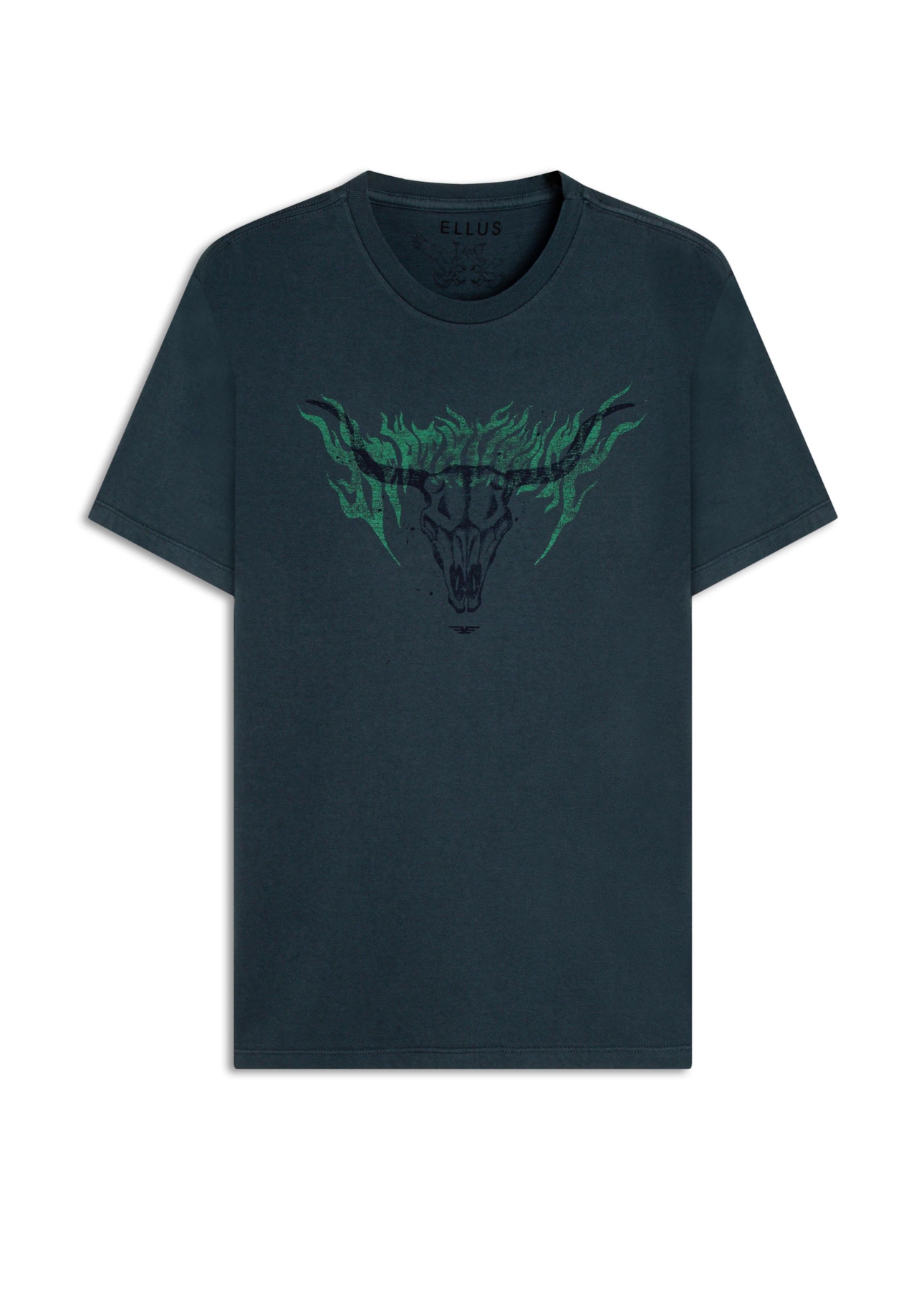 T-Shirt West Bull Classic Verde Petroleo