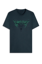 T-Shirt West Bull Classic Verde Petroleo
