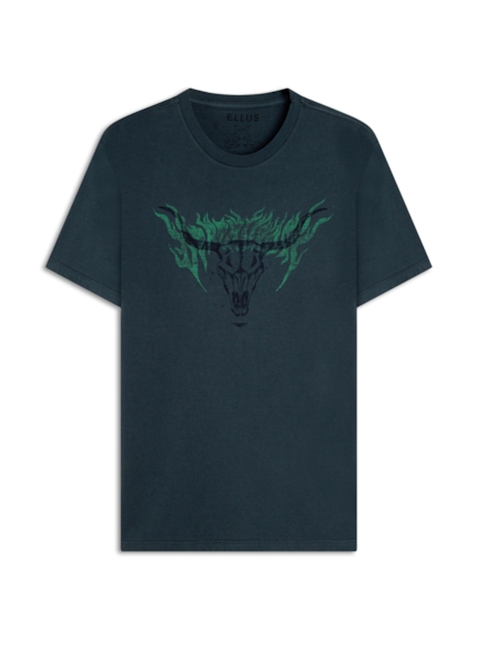 T-Shirt West Bull Classic Verde Petroleo