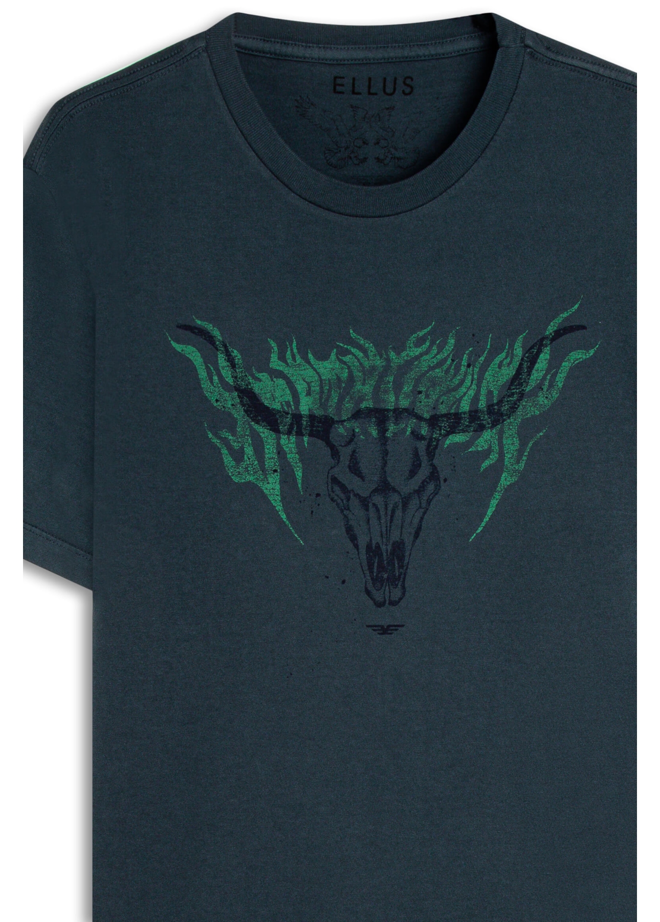 T-Shirt West Bull Classic Verde Petroleo