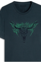 T-Shirt West Bull Classic Verde Petroleo