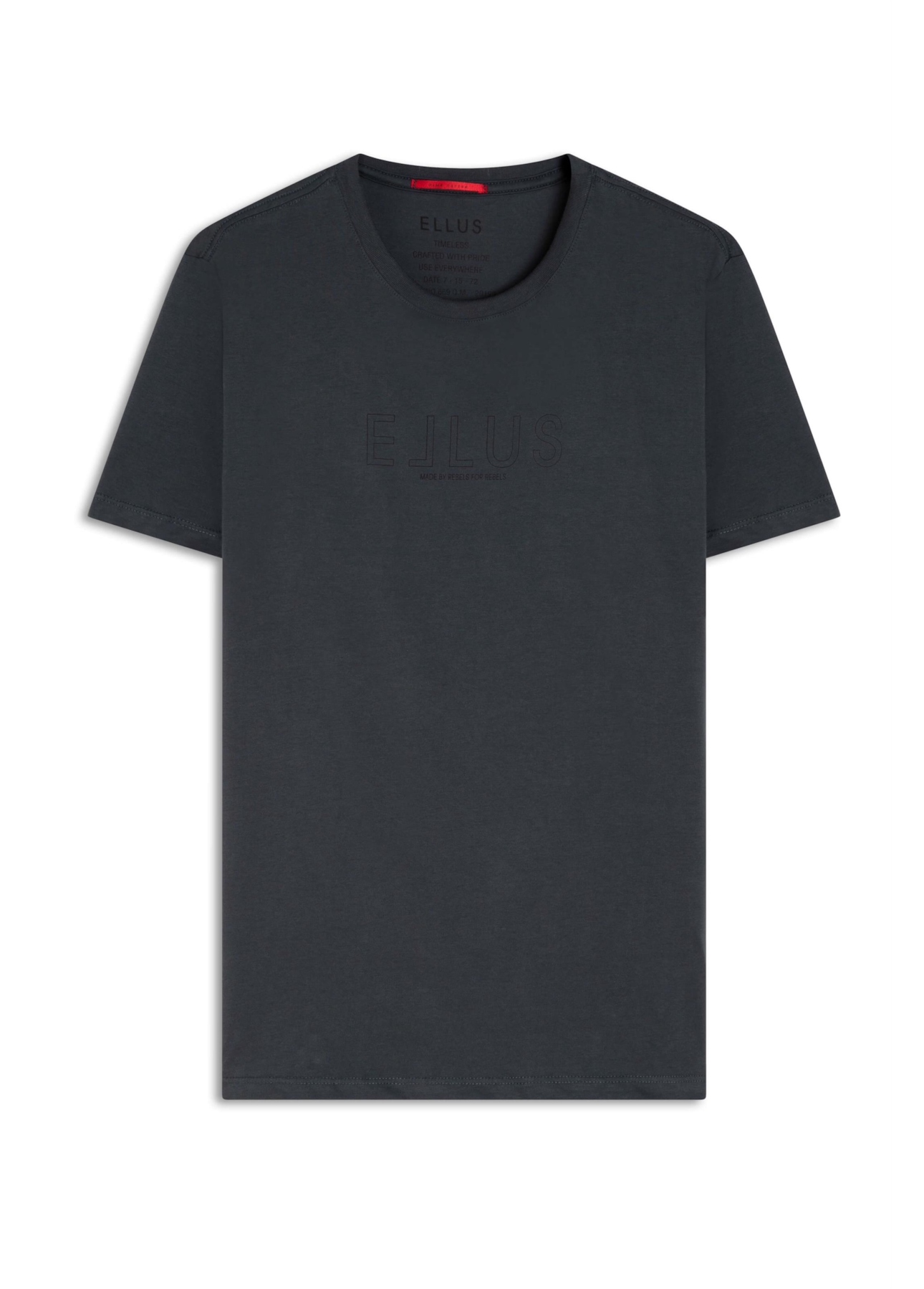 T-Shirts Pima Ellus Outline Grafite
