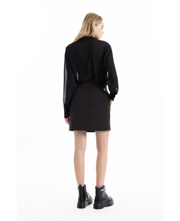 Tailoring Slit Back Marrom