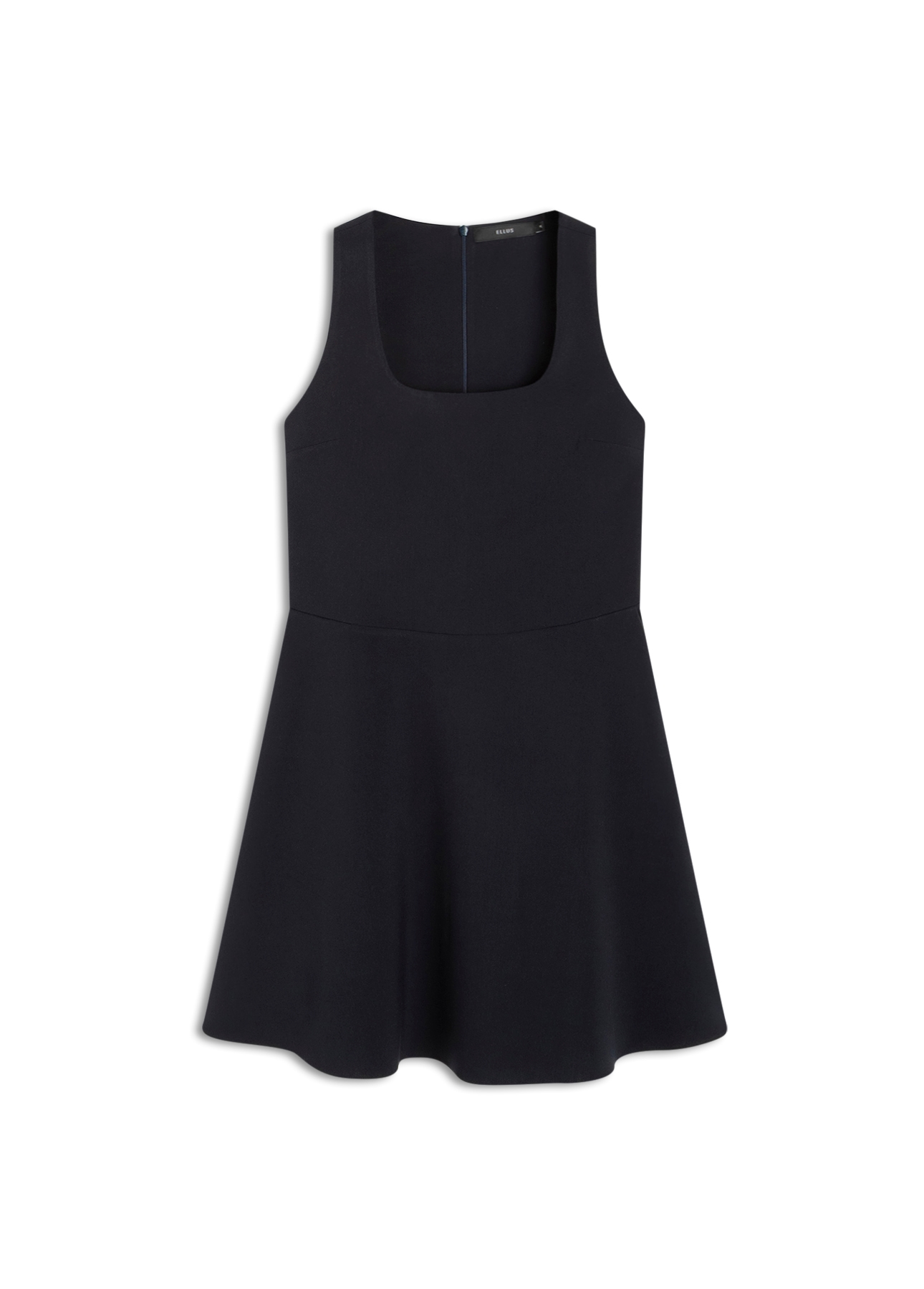 Tailoring Square Neckline Mini Dark Navy