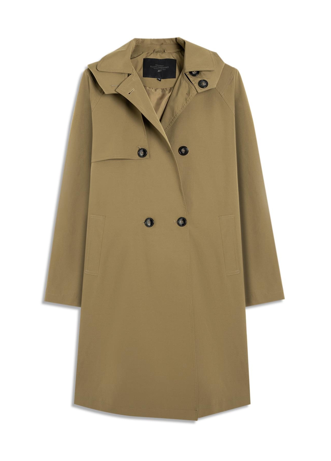 Tech Trench Coat Caqui