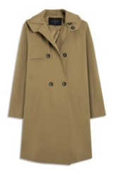 Tech Trench Coat Caqui