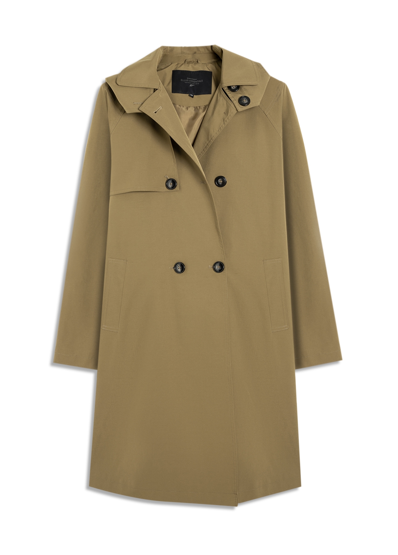 Tech Trench Coat Caqui