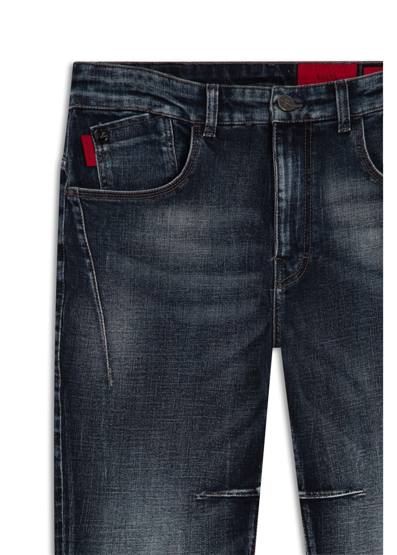 Techno Indigo (Comfort Slim) Pence 1689-Lav.Escuro C/ Rebolo