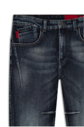 Techno Indigo (Comfort Slim) Pence 1689-Lav.Escuro C/ Rebolo