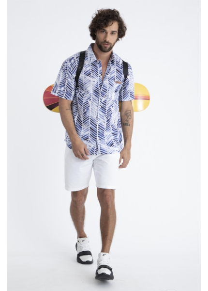 Techno Light Urban Et Couro Branco
