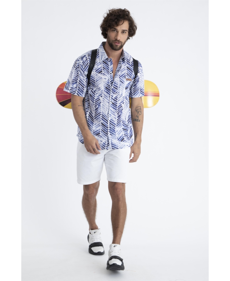 Techno Light Urban Et Couro Branco