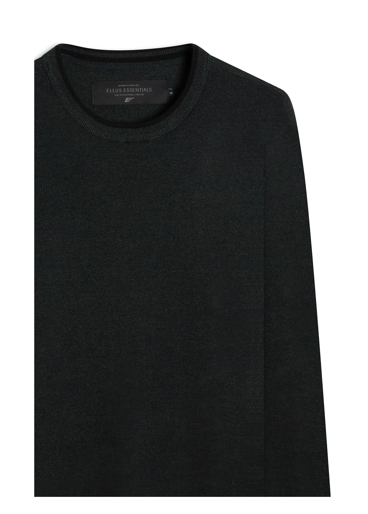 Techno Polo Sweater  Verde Escuro Mescla