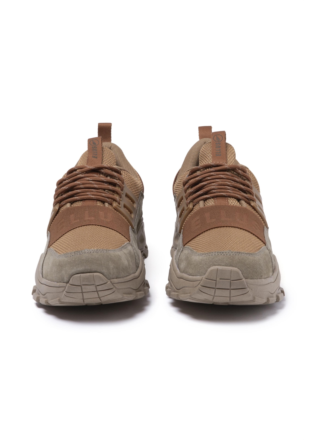 Tenis Ellus Trekking Bicolor Caramelo