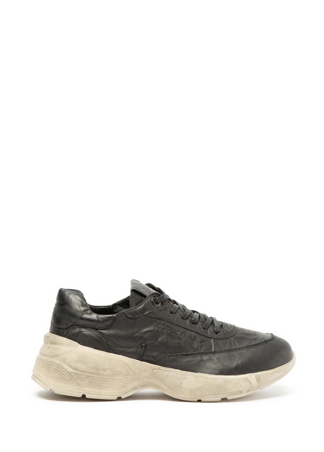 Tenis King Burbber Leather Edges  Preto