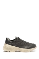 Tenis King Burbber Leather Edges  Preto