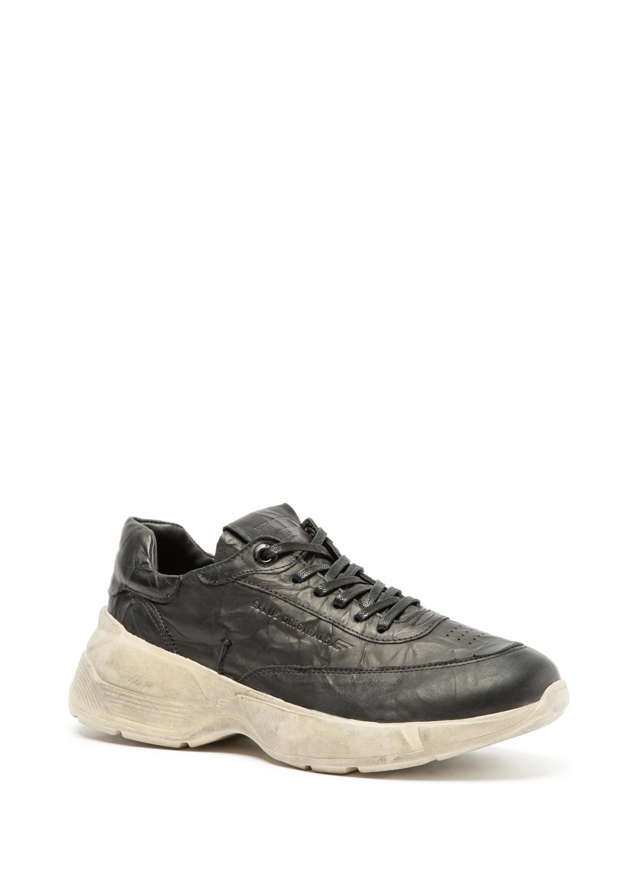 Tenis King Burbber Leather Edges  Preto