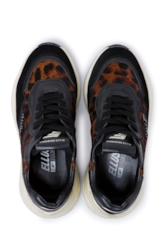 Tênis King Rubber Patchwork Onça Caramelo