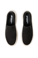 Tenis Slip On Leather Max Sneaker Ellus Preto