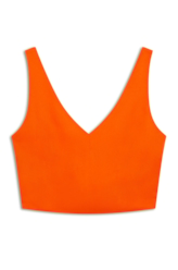 Top Alça Larga Laranja