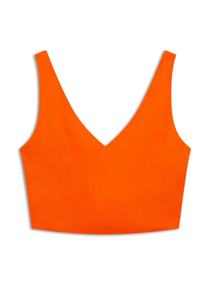 Top Alça Larga Laranja