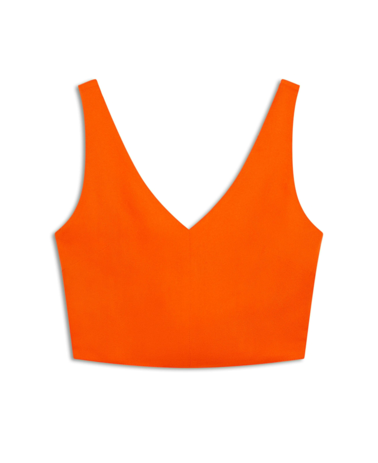 Top Alça Larga Laranja
