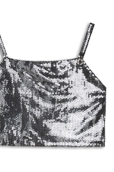 Top Ellus Paete Squares Charcoal