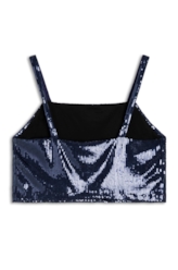 Top Ellus Paete Squares Marinho
