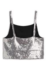 Top Ellus Paete Squares Prata